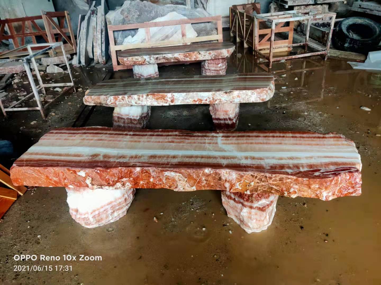 Stone benches — collection view